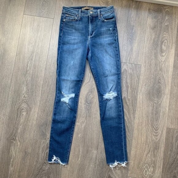 Anthropologie Joe's Jeans Women Skinny Jeans Charlie High Rise waist distressed - Picture 2 of 15